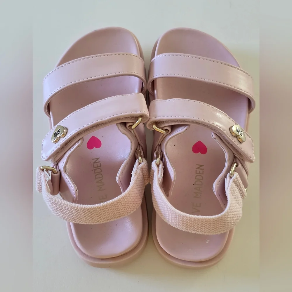 Steve Madden Breen Sandals Toddler Pink Size 9